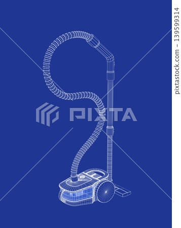 3D model of electric vacuum cleaner 139599314