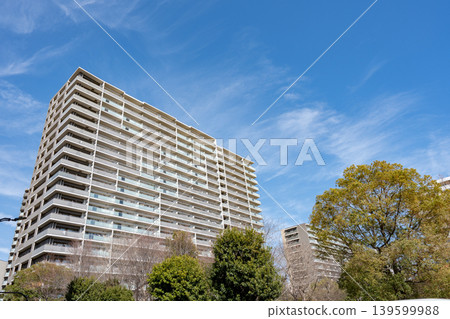 Apartment building scenery on the west side of Nishiarai Station <Adachi Ward, Tokyo> 139599988