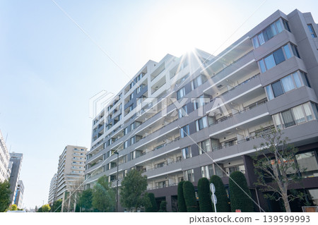 西新井站西側的公寓大樓景色 <東京都足立區> 西新井站西側的公寓大樓景色 <東京都足立區> 139599993