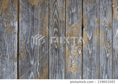 Rustic wooden fence planks close up with shallow depth of field Rustic wooden fence planks close up with shallow depth of field 139601085