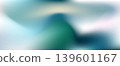 Abstract wavy bright teal blue, green and white vector fuzz mesh water gradient background. Smooth soft light aesthetic 3d backdrop for ui web design, futuristic liquid flowing print design 139601167