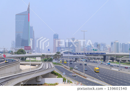 阿聯酋杜拜非常美麗的城市景觀 阿聯酋杜拜非常美麗的城市景觀 139601540