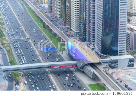 A very beautiful cityscape of Dubai in the Middle East UAE 139601555