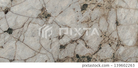 Cracked concrete wall texture with natural patterns and rough surface details in gray. Cracked concrete wall texture with natural patterns and rough surface details in gray. 139602263