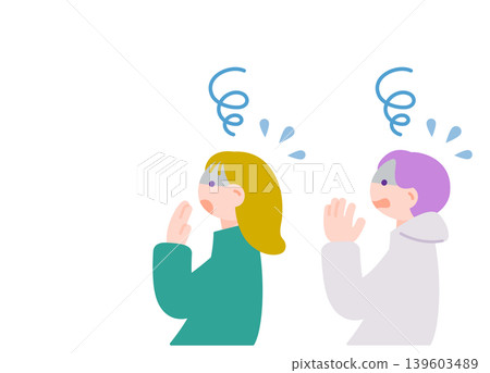 People shocked by bad news 139603489
