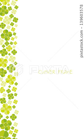 Four leaf clover background illustration 139603578