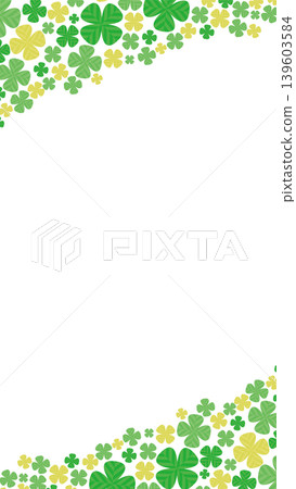 Four leaf clover background illustration Four leaf clover background illustration 139603584