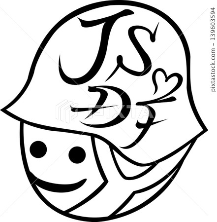 Future Map Symbols: Self-Defense Forces, Garrisons, Disaster Prevention - A symbol of peace and security with smiles and hearts - Vector and transparent material Future Map Symbols: Self-Defense Forces, Garrisons, Disaster Prevention - A symbol of peace and security with smiles and hearts - Vector and transparent material 139603594