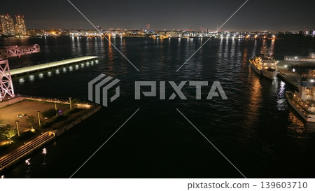 Night view of Yokohama Minato Mirai and Yokohama Port Night view of Yokohama Minato Mirai and Yokohama Port 139603710