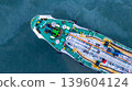 Aerial view oil and gas tanker ship freight shipping oil and gas, Global business freight shipping import export logistic transportation oil and gas product tanker ship, Sea freight oil product tanker 139604124