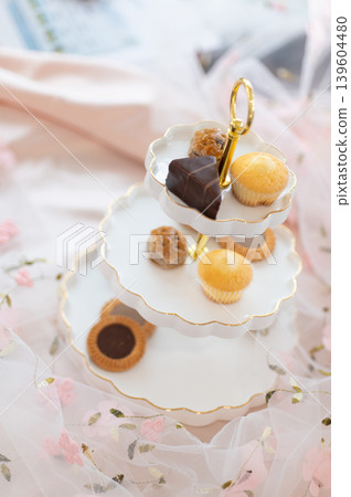 Sweets placed on the table 139604480