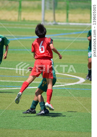 Soccer match, high school students Soccer match, high school students 139605005