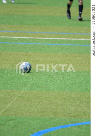 Soccer match, high school students Soccer match, high school students 139605021