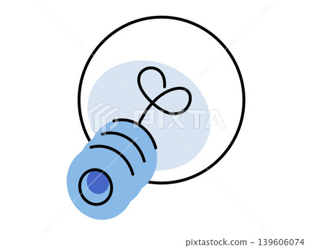 Minimalist light bulb with blue accents vector illustration. Creative thinking, business innovation, energy efficiency, startup launch, problem solving, smart technology. Electric lamp icon Minimalist light bulb with blue accents vector illustration. Creative thinking, business innovation, energy efficiency, startup launch, problem solving, smart technology. Electric lamp icon 139606074