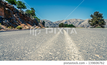 Road in Dikti Mountains Road in Dikti Mountains 139606762