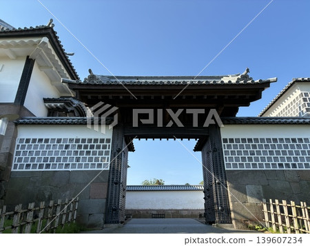 Kahoku Gate of Kanazawa Castle Park in Ishikawa Prefecture 139607234