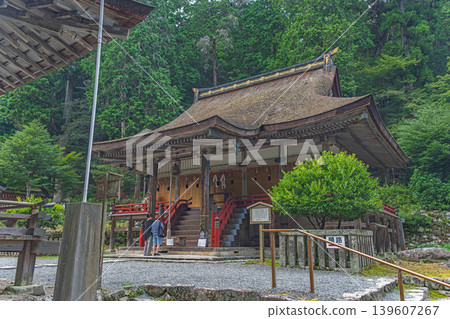 Shiga Prefecture, Hiyoshi Taisha Shrine, Usa-no-miya Shrine Main Hall Shiga Prefecture, Hiyoshi Taisha Shrine, Usa-no-miya Shrine Main Hall 139607267