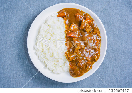 Curry rice: A classic, home-style curry. Curry rice: A classic, home-style curry. 139607417