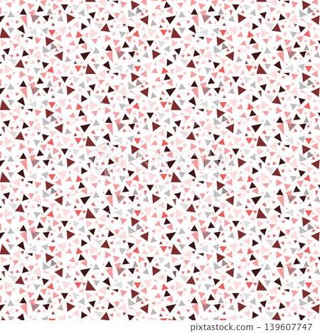 Modern Abstract Seamless Pattern with Red and Pink Geometric Triangles Modern Abstract Seamless Pattern with Red and Pink Geometric Triangles 139607747