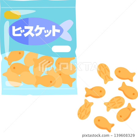 一袋魚形餅乾 139608329