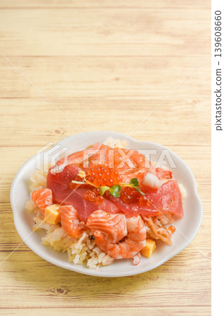 Seafood chirashi sushi Seafood chirashi sushi 139608660