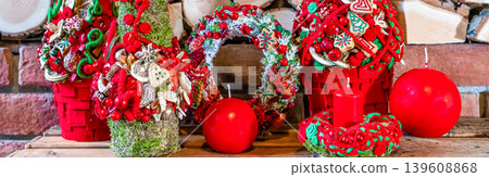 Christmas tree table cones mini decoration for new year Christmas tree table cones mini decoration for new year 139608868