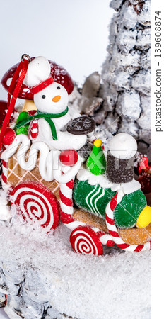 Christmas tree table cones mini decoration for new year Christmas tree table cones mini decoration for new year 139608874