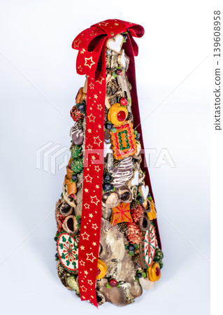 Christmas tree table cones mini decoration for new year 139608958