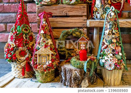 Christmas tree table cones mini decoration for new year Christmas tree table cones mini decoration for new year 139608980