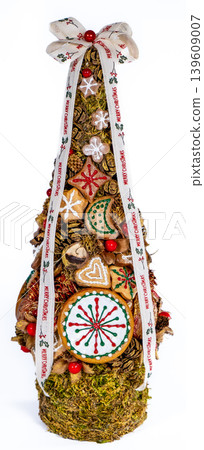 Christmas tree table cones mini decoration for new year Christmas tree table cones mini decoration for new year 139609007