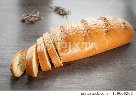 Fresh pastries buns wicker basket rustic style bakery Fresh pastries buns wicker basket rustic style bakery 139609208
