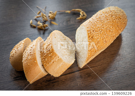 Fresh pastries buns wicker basket rustic style bakery Fresh pastries buns wicker basket rustic style bakery 139609226