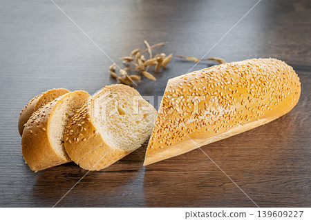 Fresh pastries buns wicker basket rustic style bakery Fresh pastries buns wicker basket rustic style bakery 139609227