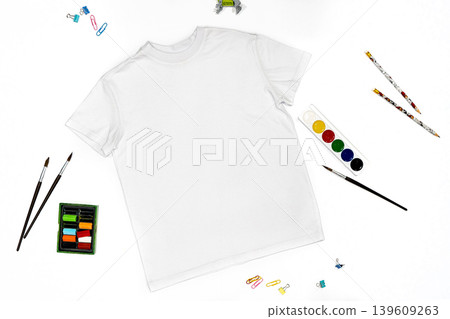 Cotton clothes for school and sports sweater, pants and t-shirt 139609263