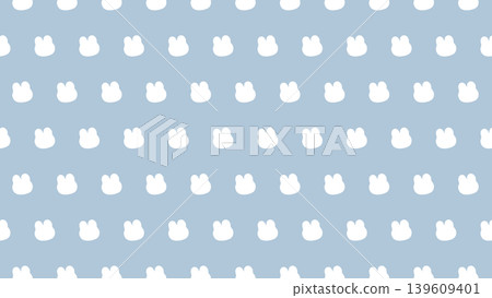 Rabbit silhouette houndstooth pattern with a muted blue background. Rabbit silhouette houndstooth pattern with a muted blue background. 139609401