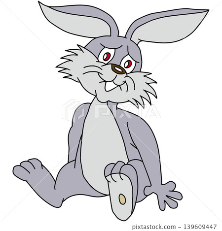 A fun animal illustration ☆ Rabbit A fun animal illustration ☆ Rabbit 139609447