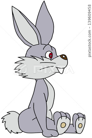 A fun animal illustration ☆ Rabbit A fun animal illustration ☆ Rabbit 139609458