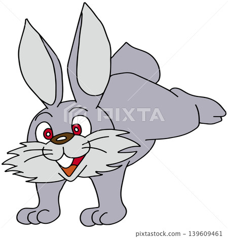 A fun animal illustration ☆ Rabbit A fun animal illustration ☆ Rabbit 139609461