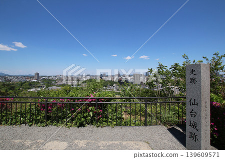 View of Sendai City from Sendai Castle Ruins View of Sendai City from Sendai Castle Ruins 139609571
