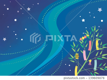 Tanabata design background Tanabata design background 139609878