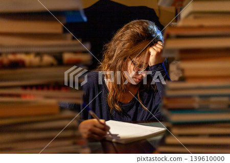 woman, library, people 139610000