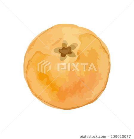 Watercolor-style illustration of a loquat Watercolor-style illustration of a loquat 139610077