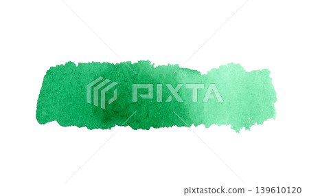 Green watercolor accents (frame/decorative border) - beautifully hand-drawn design with a lovely bleeding effect. Green watercolor accents (frame/decorative border) - beautifully hand-drawn design with a lovely bleeding effect. 139610120
