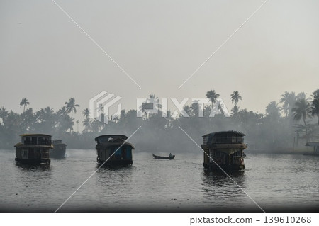 Backwater cruise in Kerala, India Backwater cruise in Kerala, India 139610268