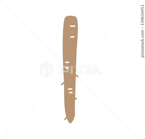 Simple color icon illustration of burdock root Simple color icon illustration of burdock root 139610451