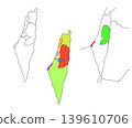 Israel Middle East Map Set 139610706