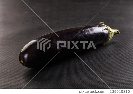 Ripe raw organic natural eggplant 139610810