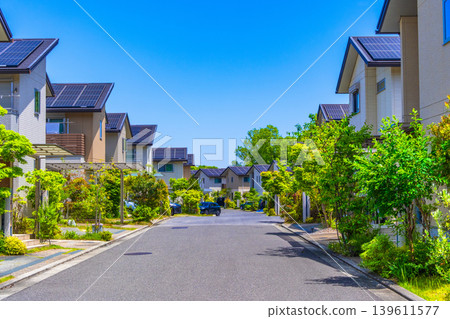 一個寧靜的生態小鎮，電力線路埋於地下，並以太陽能發電。 139611577