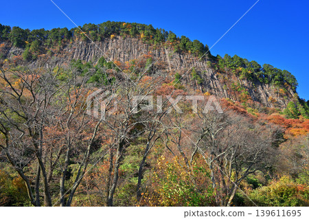 Autumn foliage at Byobu-iwa Park (Soni Village, Uda District, Nara Prefecture) 139611695