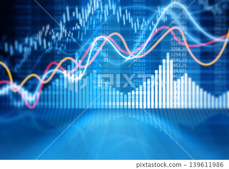 stock market finance graph background with abstract Growth graph chart stock market finance graph background with abstract Growth graph chart 139611986